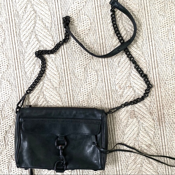 Rebecca Minkoff Handbags - Rebecca Minkoff Mini M.A.C. Black Crossbody